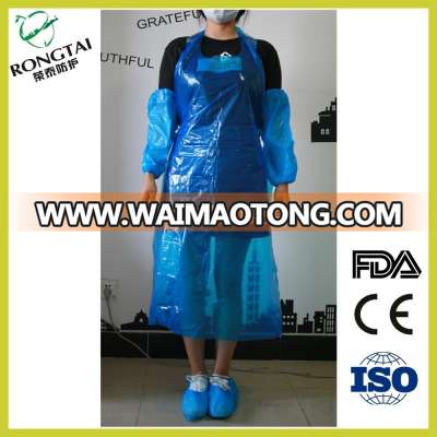 Family / hospital use food grade kitchen anti-oil Waterproof PE apron