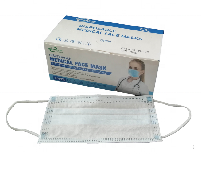 Disposable Medical 3 ply Face mask CE