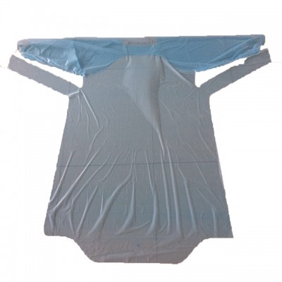 Disposable Hospital uniform CPE isolation gown